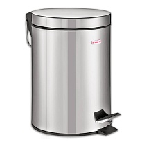 Ведро-контейнер для мусора (урна) с педалью LAIMA Classic, 12 л, зеркальное, нержавеющая сталь, со съемным внутренним ведром в Ижевске