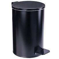 Ведро для мусора с педалью, усиленное, Титан, 10 л, черное, оцинкованная сталь в Ижевске Ведро для мусора с педалью, усиленное, Титан, 10 л, черное, оцинкованная сталь в Ижевске