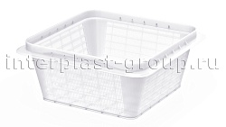 Контейнер сетчатый для куботейнера для меда и икры белый