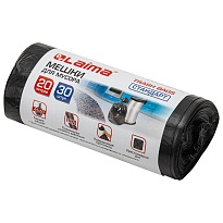 Мешки для мусора 20 л, черные, в рулоне 30 шт., ПНД, 8 мкм, 500х450 мм, LAIMA, 601376 в Ижевске Мешки для мусора 20 л, черные, в рулоне 30 шт., ПНД, 8 мкм, 500х450 мм, LAIMA, 601376 в Ижевске