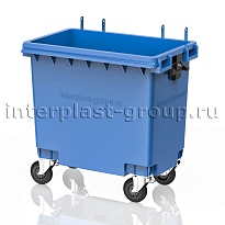 Мусорный контейнер 770 л голубой без крышки 770 голубой в Ижевске Мусорный контейнер 770 л голубой без крышки 770 голубой в Ижевске