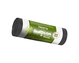 Мешки для мусора 30 л, черные, в рулоне 25 шт., ПНД, 7 мкм, 580х480 мм, SIBIRSKAYA, 101-003 S в Ижевске Мешки для мусора 30 л, черные, в рулоне 25 шт., ПНД, 7 мкм, 580х480 мм, SIBIRSKAYA, 101-003 S в Ижевске