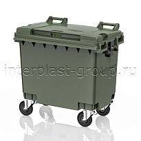 Контейнер для мусора 660 л зеленый 660 зеленый в Ижевске Контейнер для мусора 660 л зеленый 660 зеленый в Ижевске
