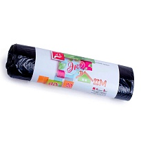 Мешки для мусора 60 л, черные, в рулоне 20 шт., ПНД, 7 мкм, 700х600 мм, Концепция Быта ЭкоДом, 601349 в Ижевске Мешки для мусора 60 л, черные, в рулоне 20 шт., ПНД, 7 мкм, 700х600 мм, Концепция Быта ЭкоДом, 601349 в Ижевске
