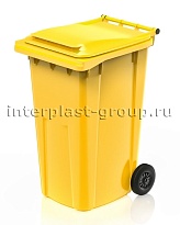 Контейнер для мусора 240 л желтый облегченный 240 желтый в Ижевске Контейнер для мусора 240 л желтый облегченный 240 желтый в Ижевске