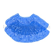 Бахилы голубые 2000 шт (1000 пар), 16 мкм, однослойные, с одной резинкой, Эконом в Ижевске