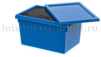 Изотермический контейнер KV 6432 в сборе с крышкой голубой в Ижевске Изотермический контейнер KV 6432 в сборе с крышкой голубой в Ижевске