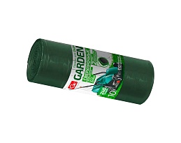 Мешки для мусора 240 л, двухслойные, зеленый, в рулоне 10 шт., ПВД 35 мкм, 1400х1100 мм, GRIFON PROFF GARDEN, 101-520 в Ижевске