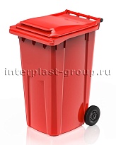 Контейнер для мусора 240 л красный облегченный 240 красный в Ижевске