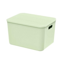 Ящик пластиковый вкладываемый светло-зеленый 410х305х245 мм в Ижевске