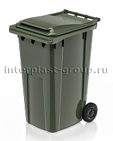 Контейнер для мусора 240 л зеленый облегченный 240 зеленый в Ижевске Контейнер для мусора 240 л зеленый облегченный 240 зеленый в Ижевске